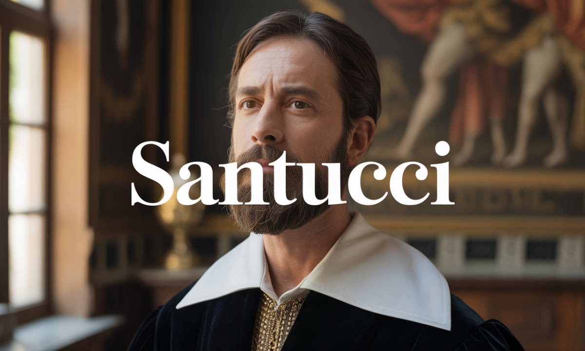 Illustration de Santucci, Noms de famille