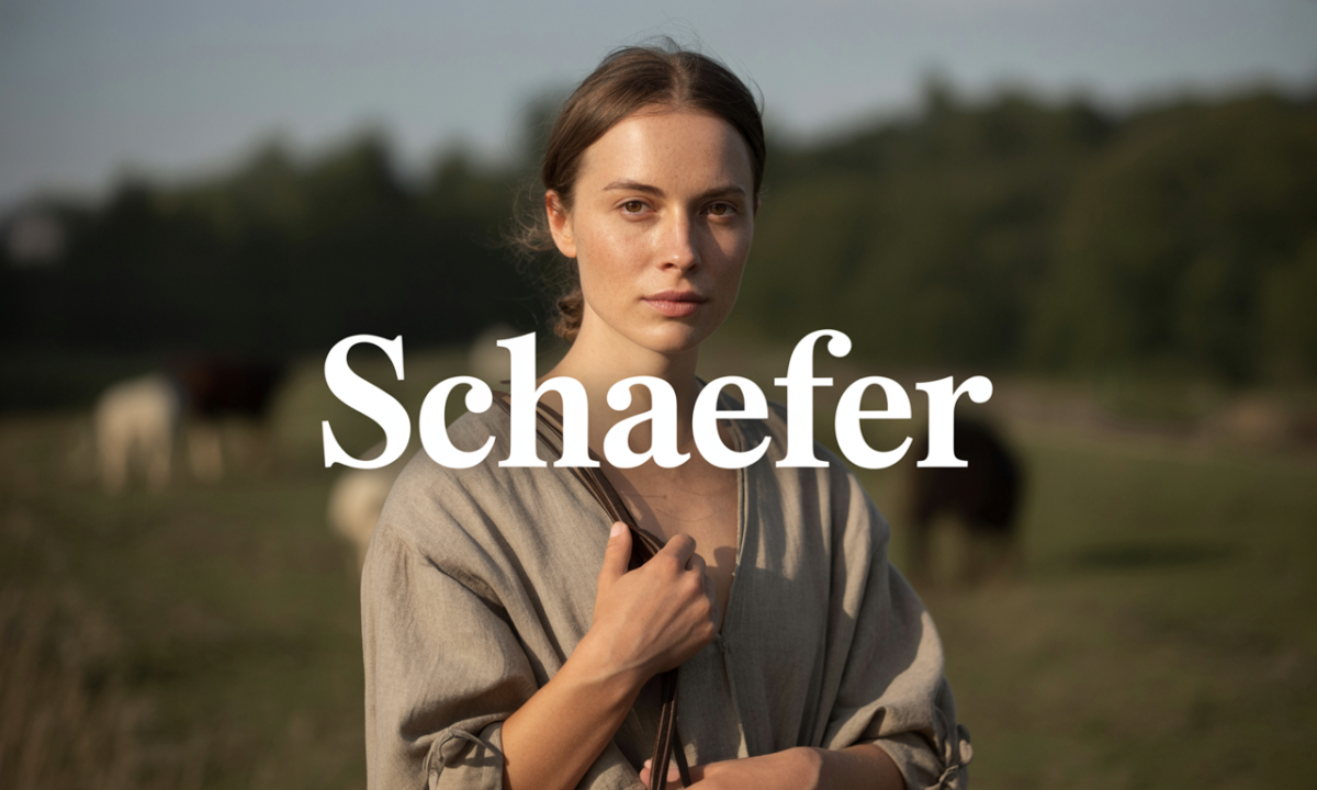 Illustration de Schaefer, Noms de famille