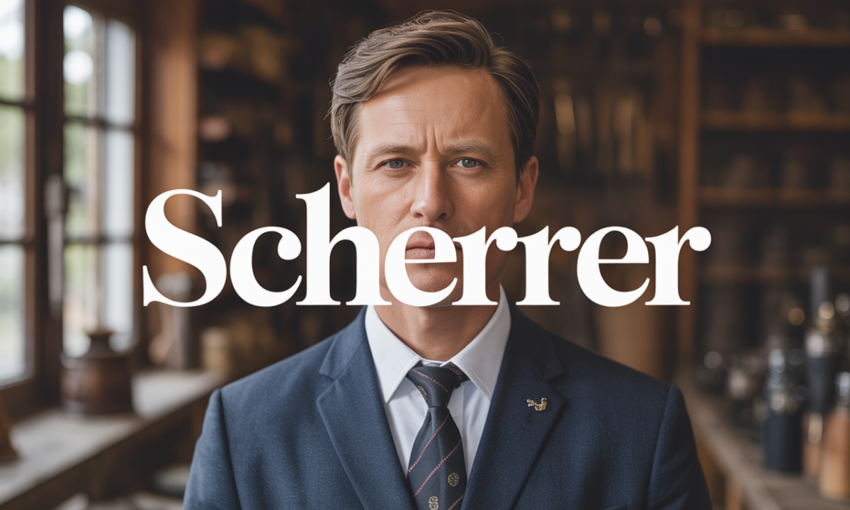 Illustration de Scherrer, Noms de famille