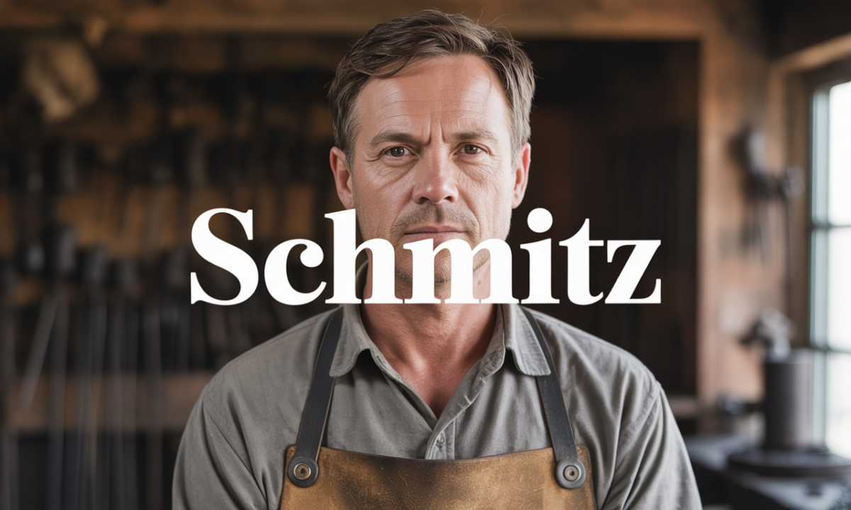 Illustration de Schmitz, Noms de famille