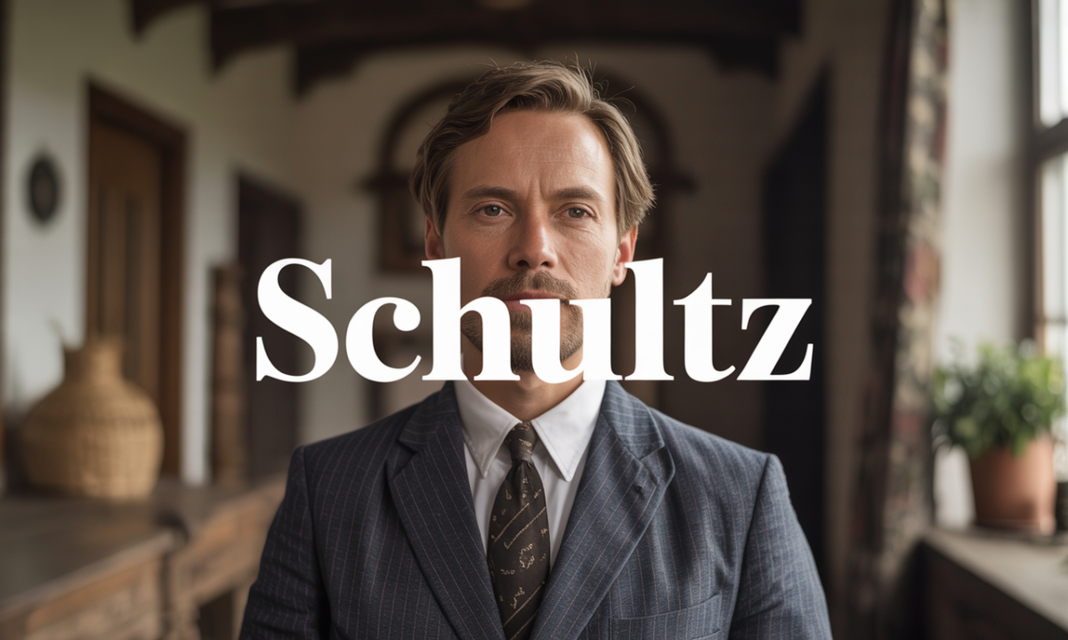 Illustration de Schultz, Noms de famille