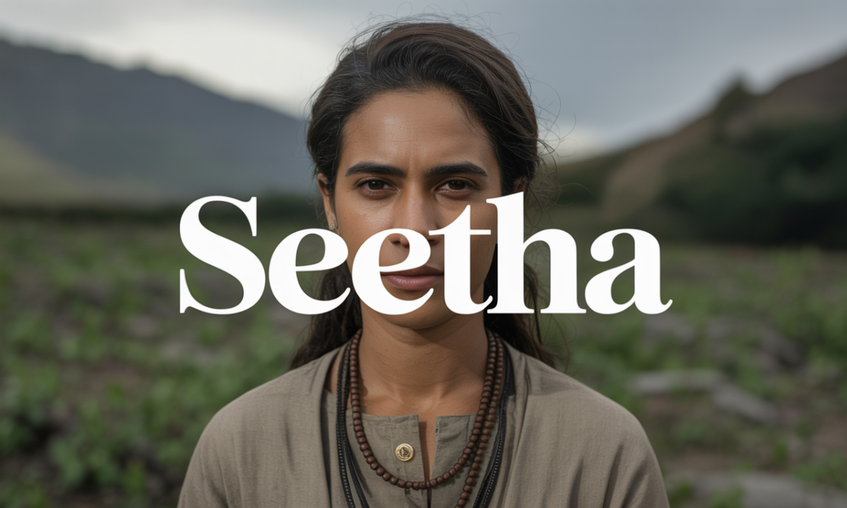 Illustration symbolique liée à l’origine du prénom Seetha
