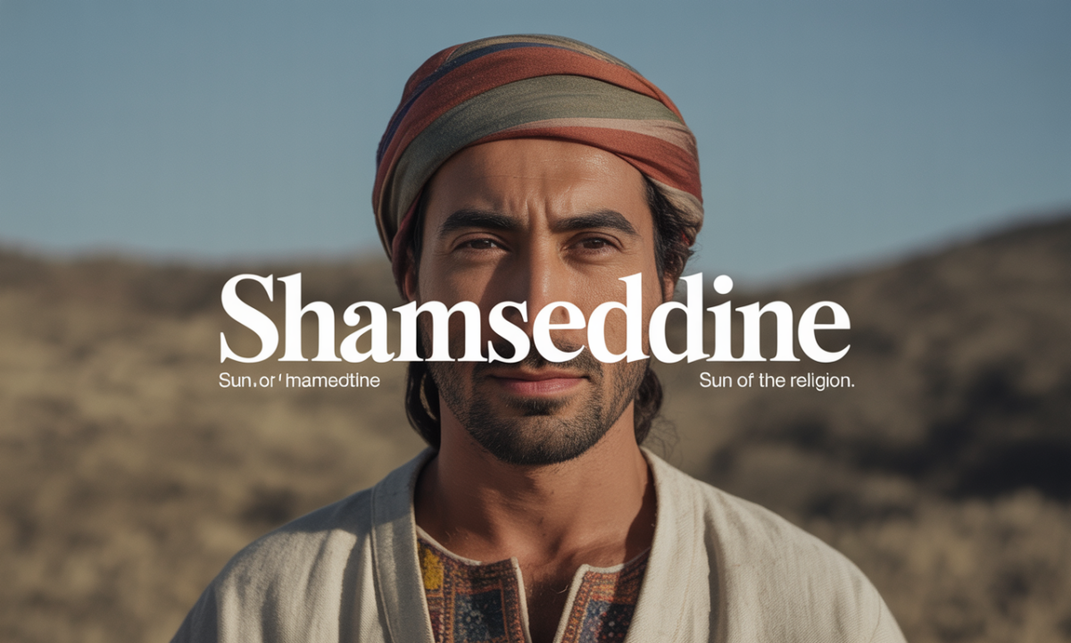 Illustration liée à l’origine et à l’histoire du nom de famille Shamseddine