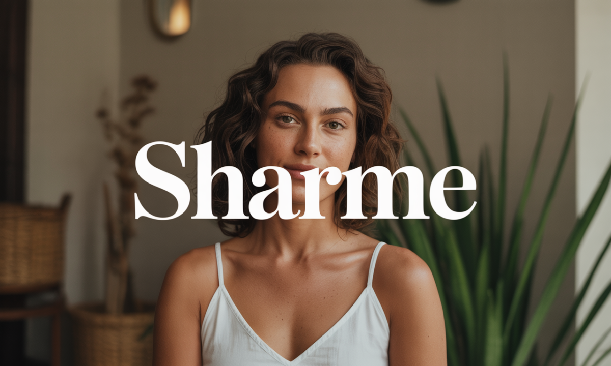 Illustration symbolique liée à l’origine du prénom Sharme