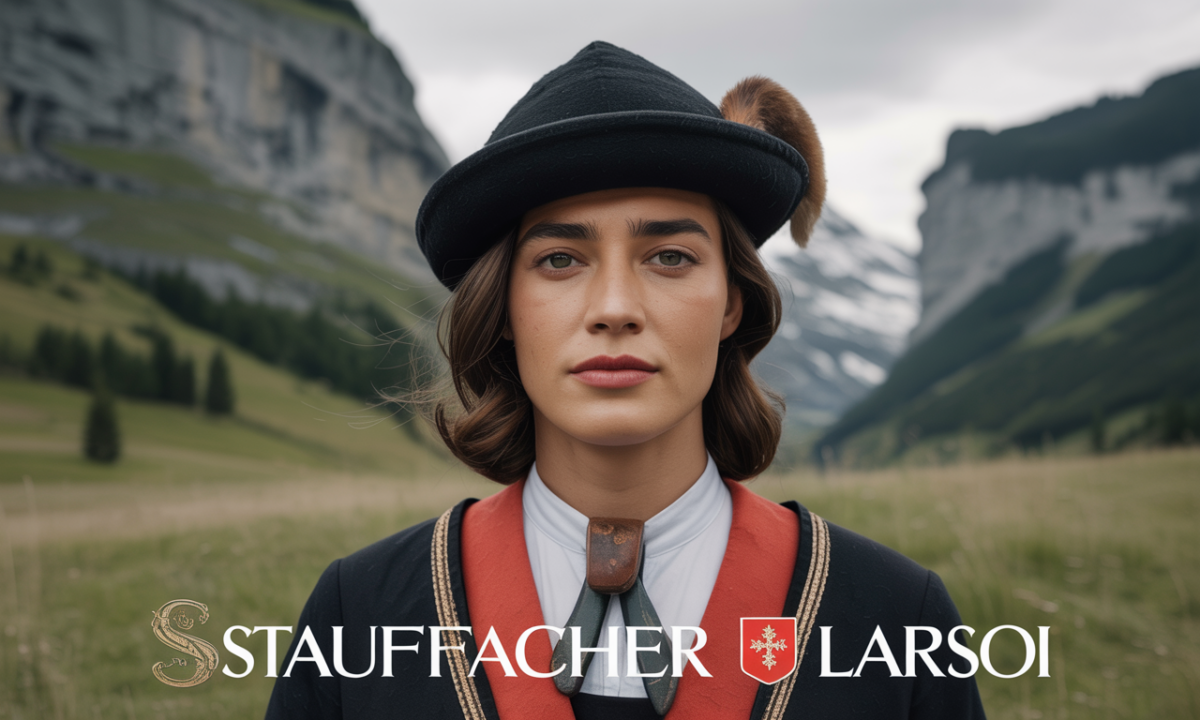 Illustration liée à l’origine et à l’histoire du nom de famille Stauffacher Larsoi