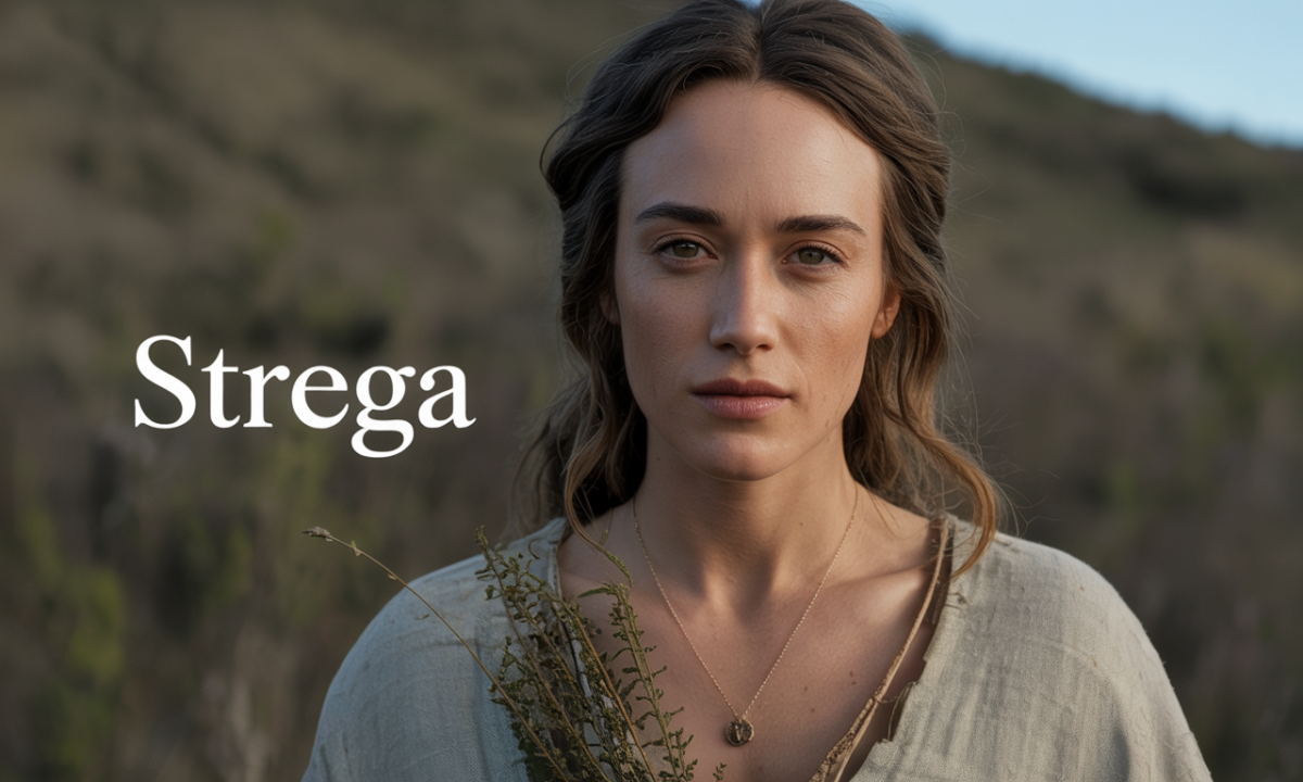 Illustration liée à l’origine et à l’histoire du nom de famille Strega