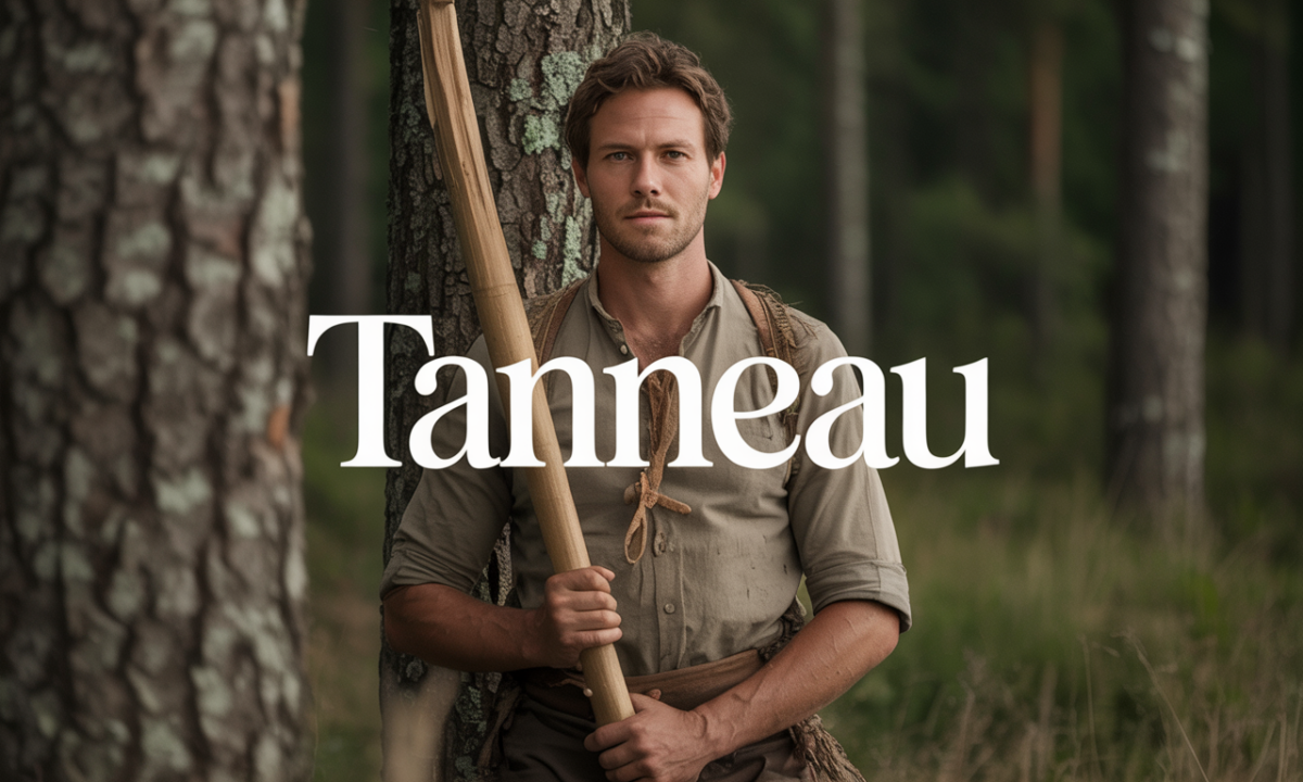 Illustration liée à l’origine et à l’histoire du nom de famille Tanneau