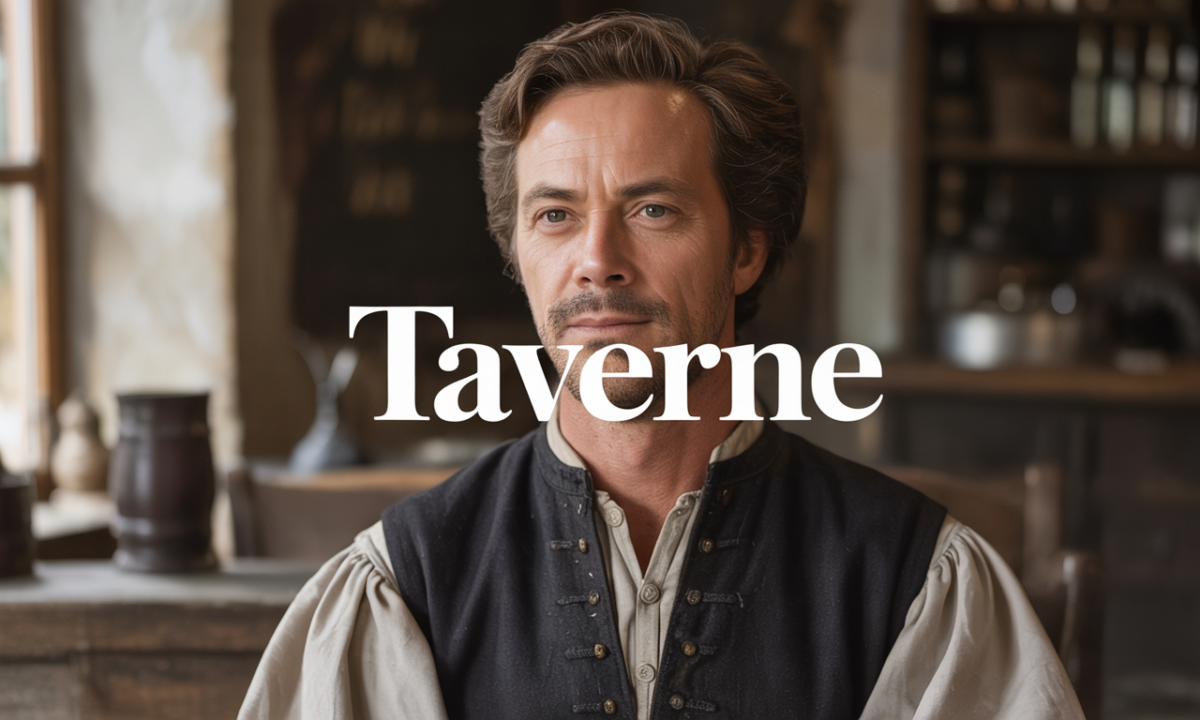 Illustration de Taverne, Noms de famille