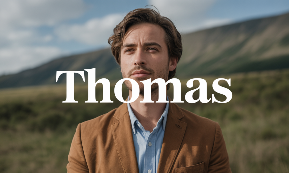Illustration symbolique liée à l’origine du prénom Thomas