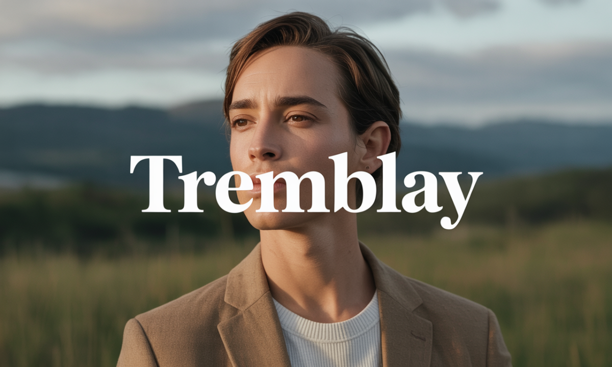 Illustration de Tremblay, Noms de famille