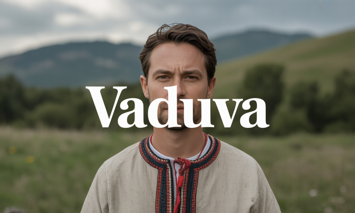 Illustration liée à l’origine et à l’histoire du nom de famille Vaduva