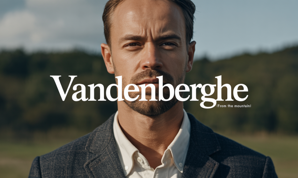 Illustration de Vandenberghe, Noms de famille