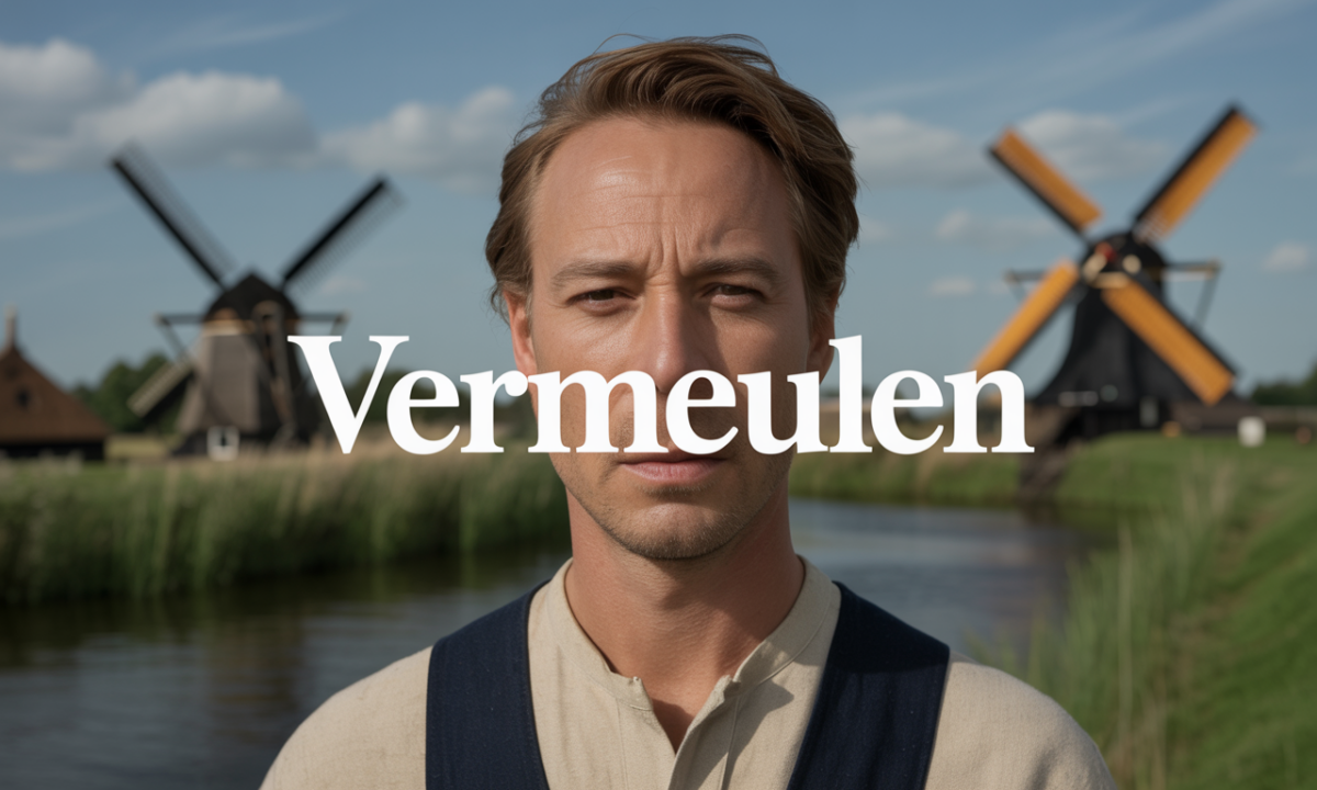 Illustration de Vermeulen, Noms de famille