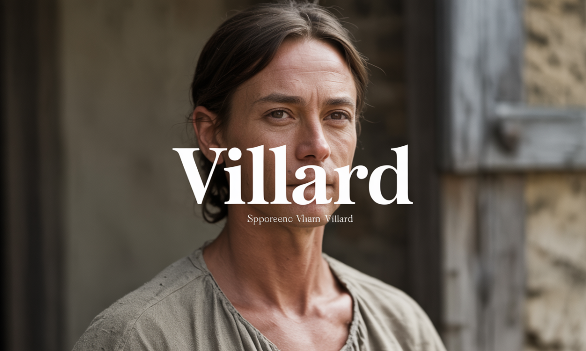 Illustration liée à l’origine et à l’histoire du nom de famille Villard