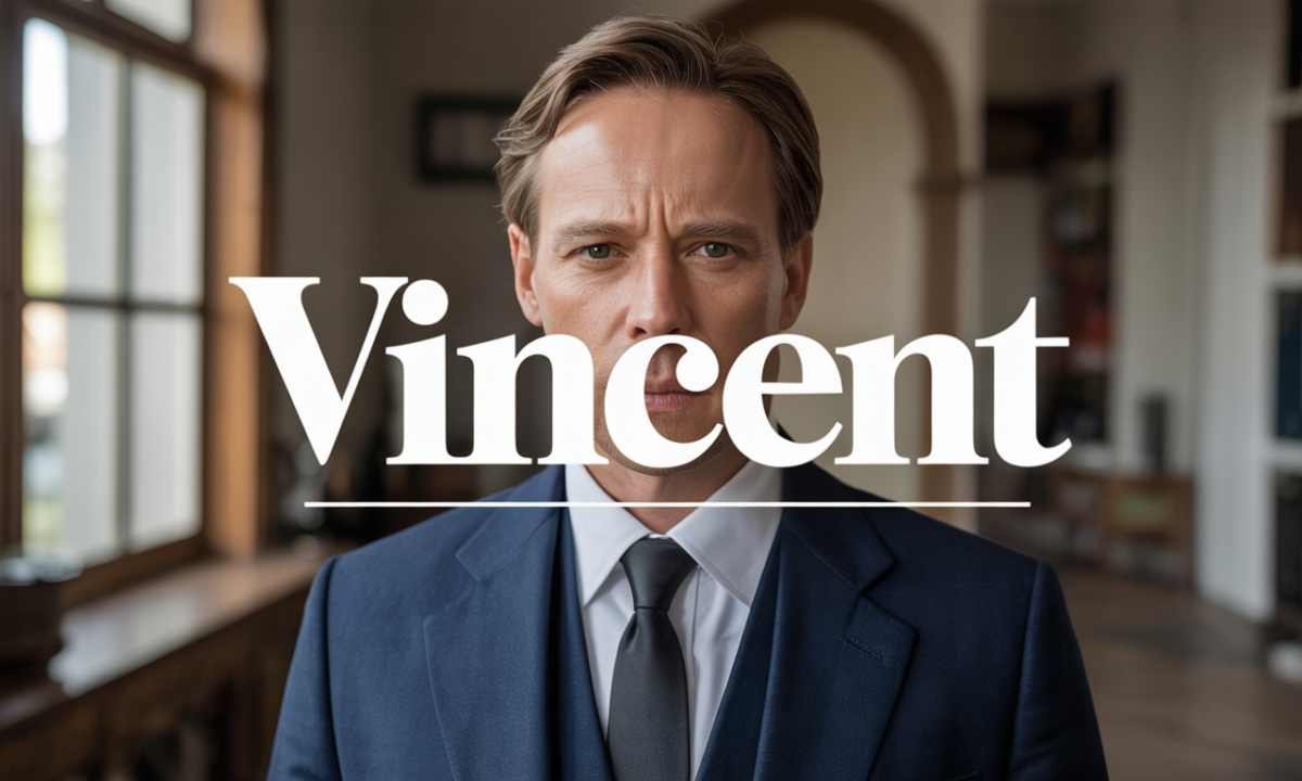 Illustration symbolique liée à l’origine du prénom Vincent