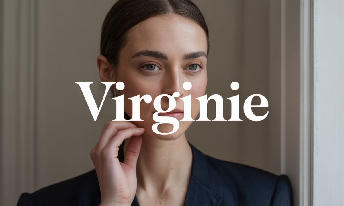 Illustration symbolique liée à l’origine du prénom Virginie