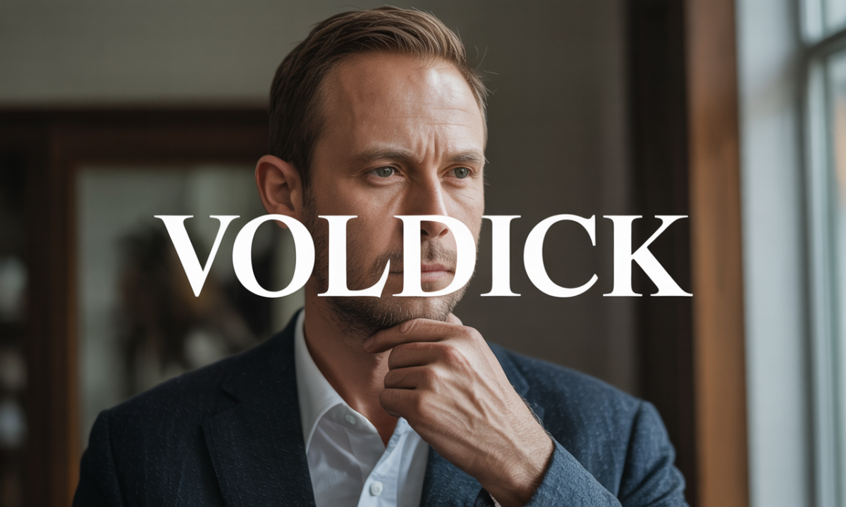 Ilustração relacionada com a origem e a história do sobrenome Voldick