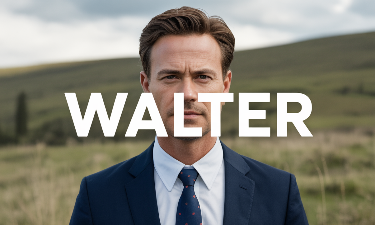 Illustration liée à l’origine et à l’histoire du nom de famille Walter