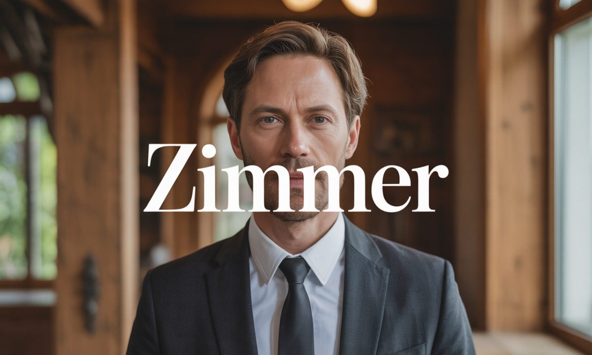 Illustration de Zimmer, Noms de famille