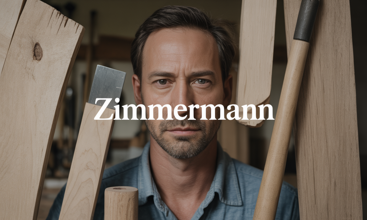 Illustration de Zimmermann, Noms de famille