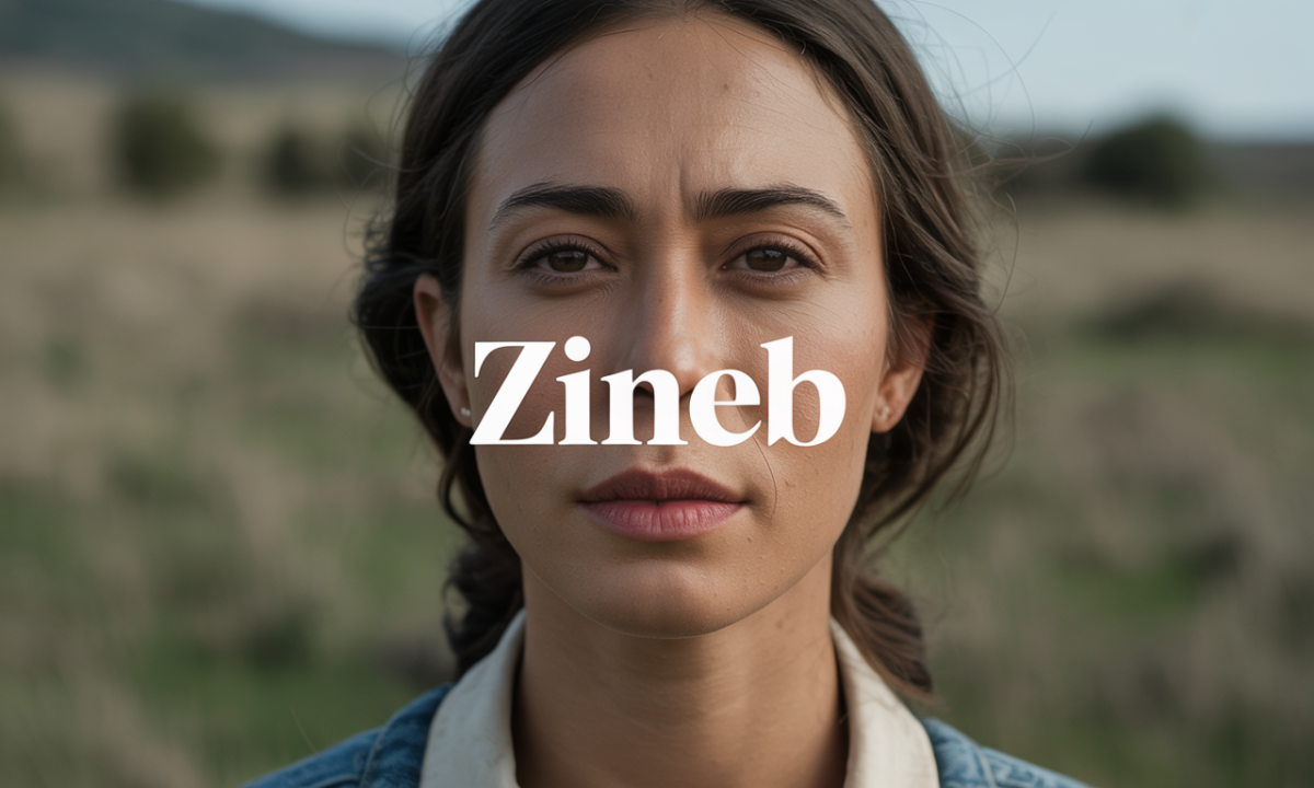 Illustration symbolique liée à l’origine du prénom Zineb