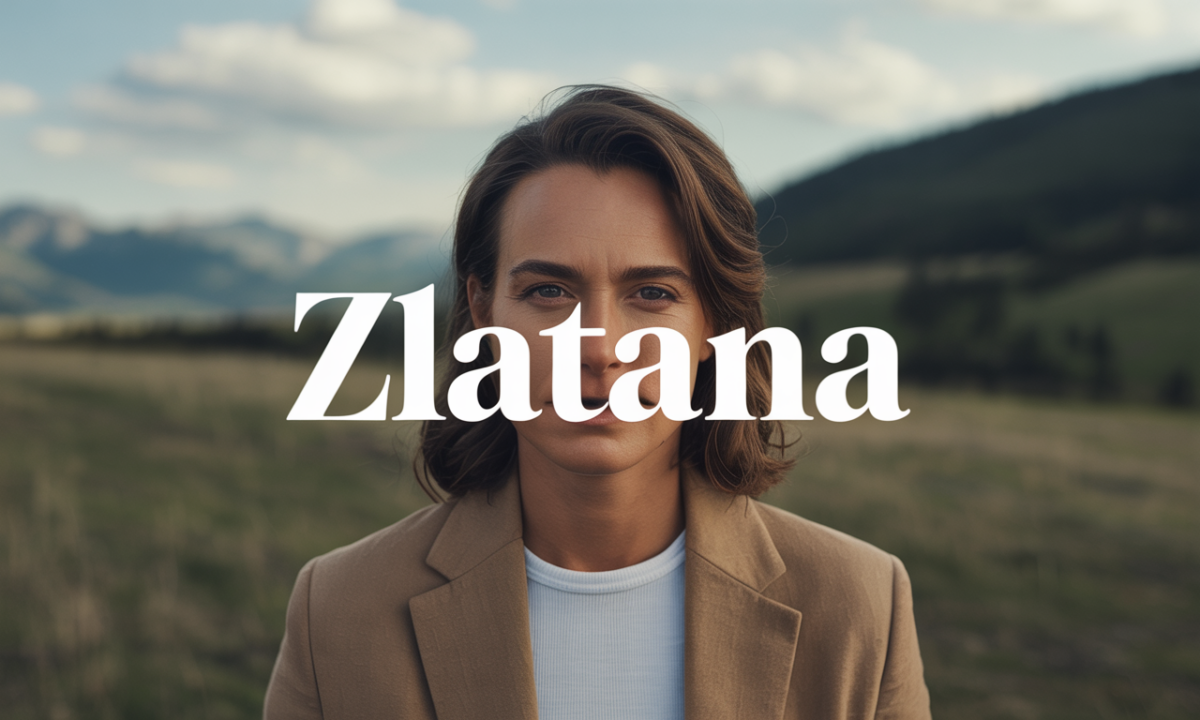 Illustration symbolique liée à l’origine du prénom Zlatana