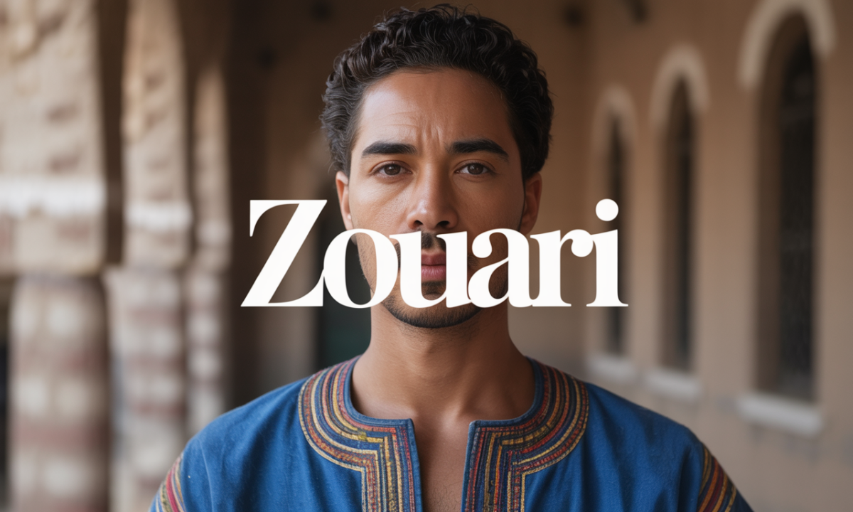 Illustration liée à l’origine et à l’histoire du nom de famille Zouari