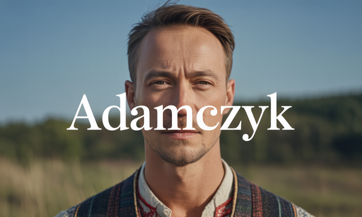 Illustration de Adamczyk, Noms de famille