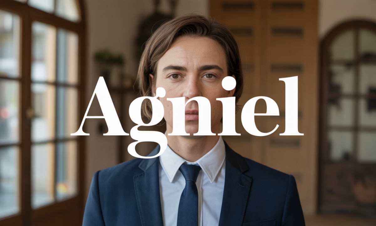 Illustration de Agniel, Noms de famille