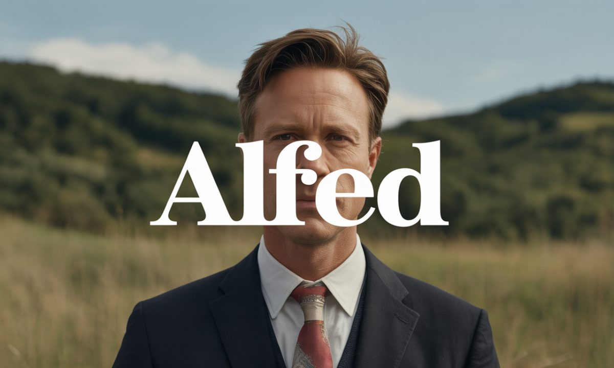 Illustration liée à l’origine et à l’histoire du nom de famille Alfred