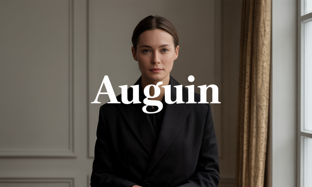 Illustration liée à l’origine et à l’histoire du nom de famille Auguin