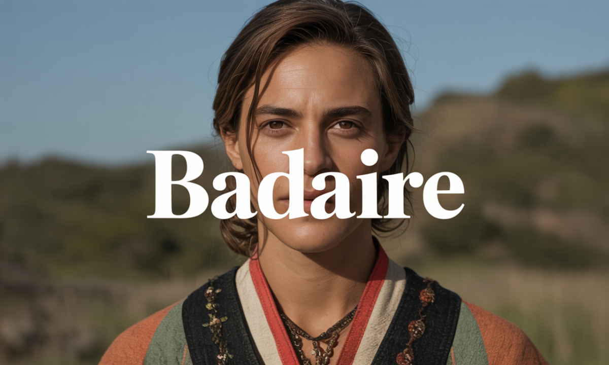 Illustration de Badaire, Noms de famille