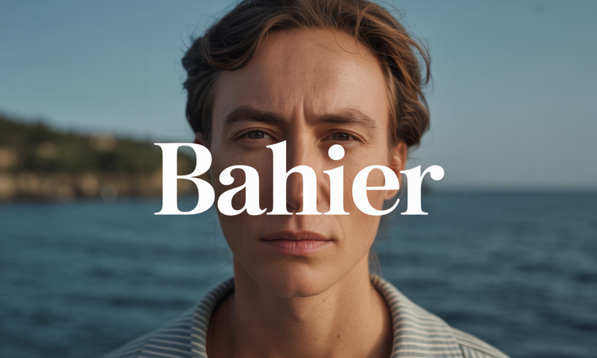 Illustration de Bahier, Noms de famille