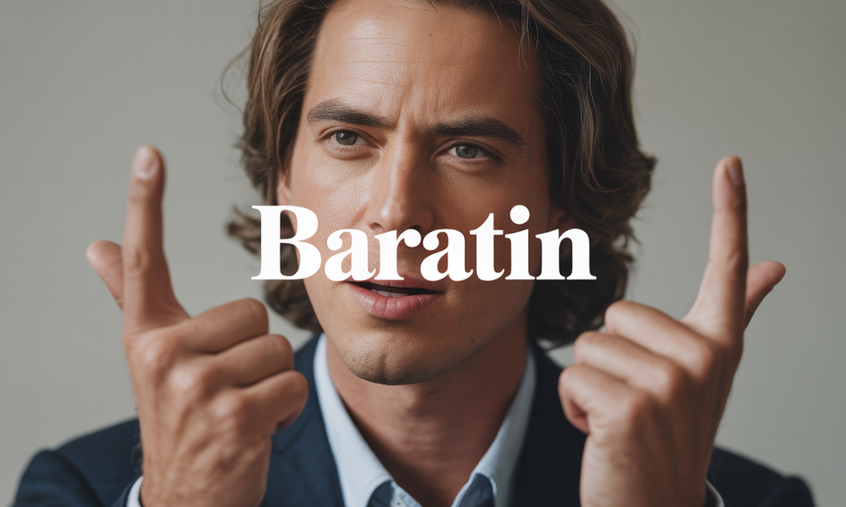 Illustration de Baratin, Noms de famille