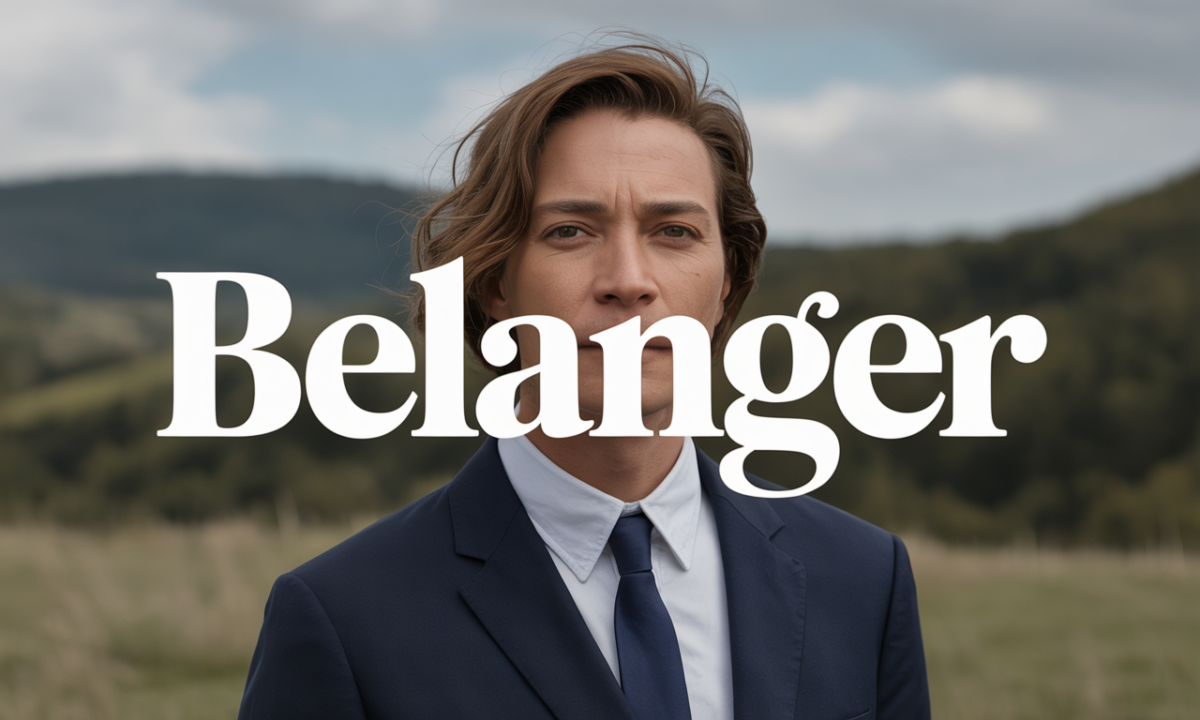 Illustration de Belanger, Noms de famille