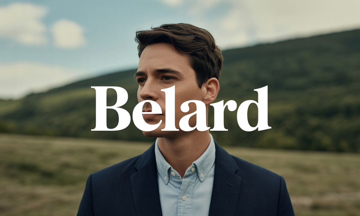 Illustration de Belard, Noms de famille