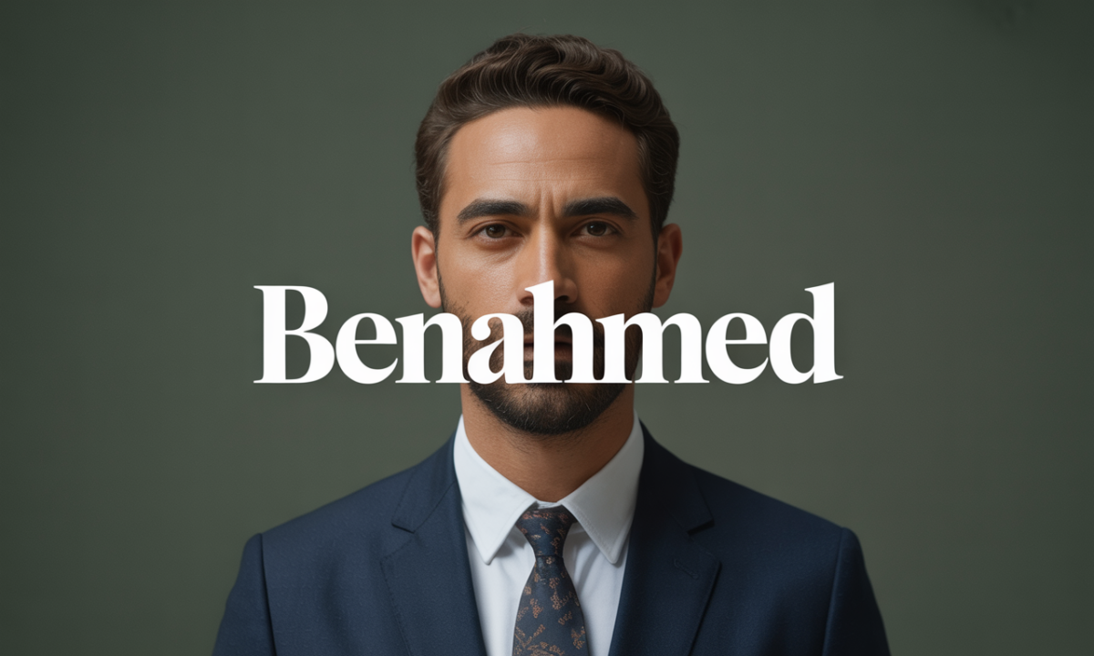 Illustration de Benahmed, Noms de famille