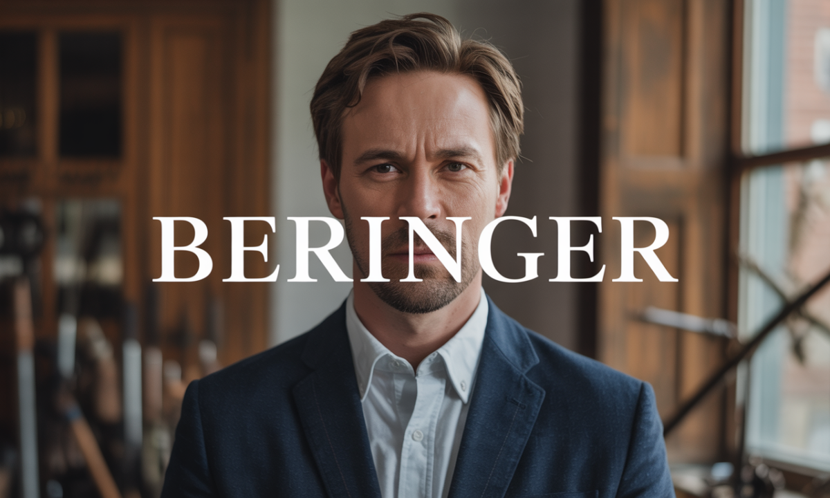 Illustration de Beringer, Noms de famille