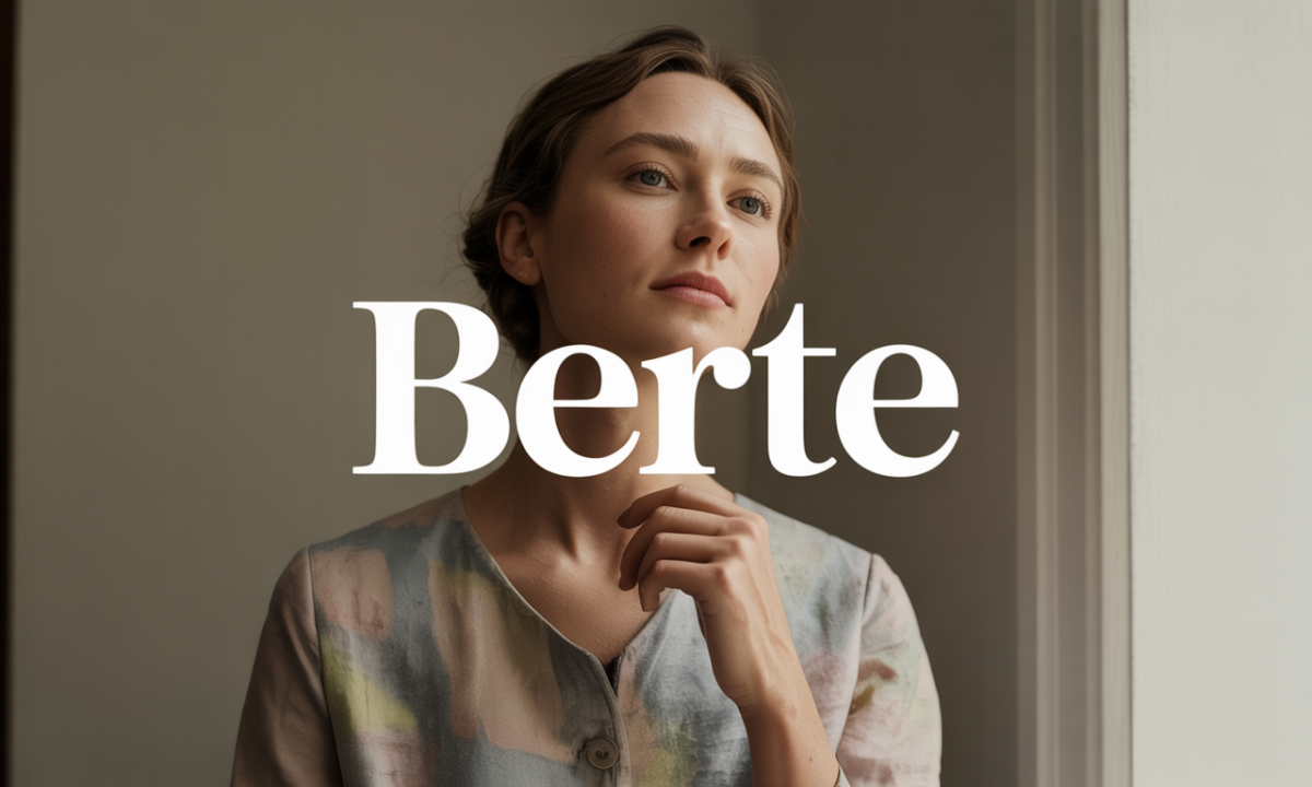 Illustration de Berte, Noms de famille