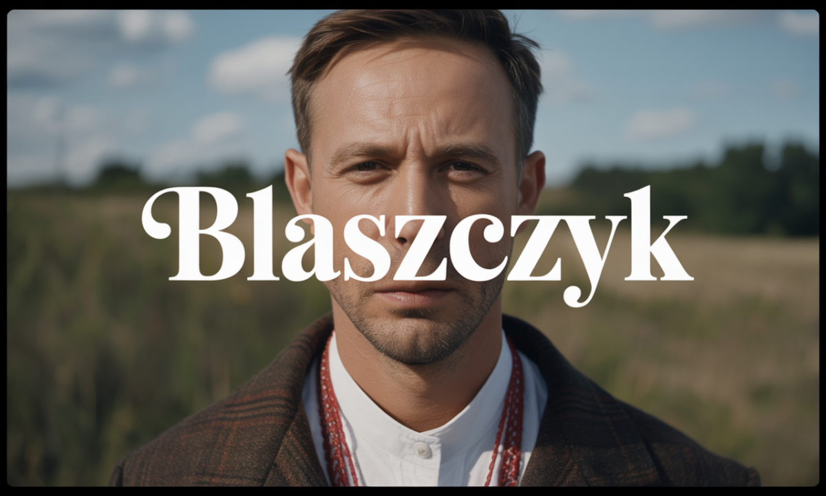 Illustration de Blaszczyk, Noms de famille