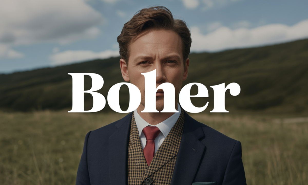 Illustration de Boher, Noms de famille