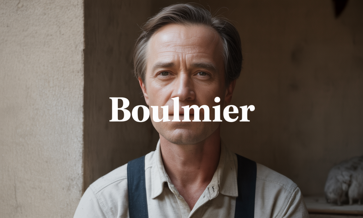 Illustration de Boulmier, Noms de famille