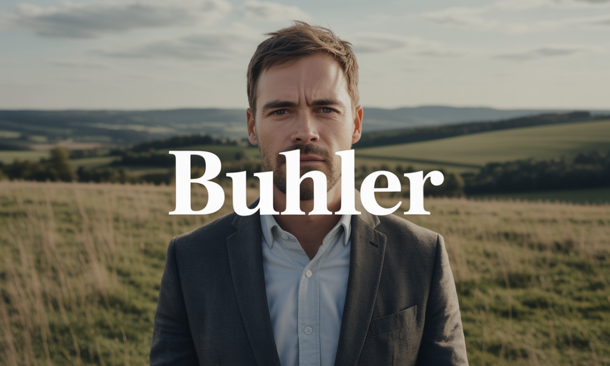 Illustration de Buhler, Noms de famille