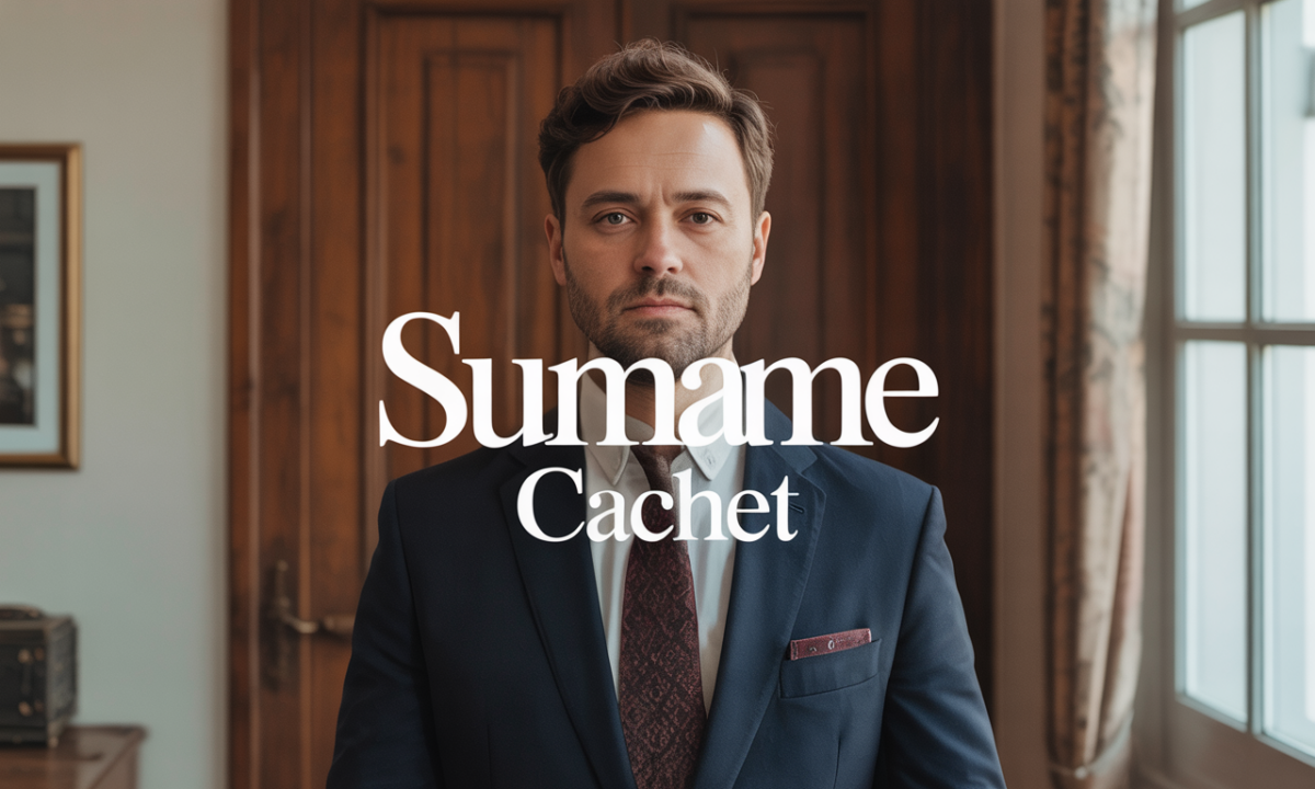 Illustration de Cachet, Noms de famille