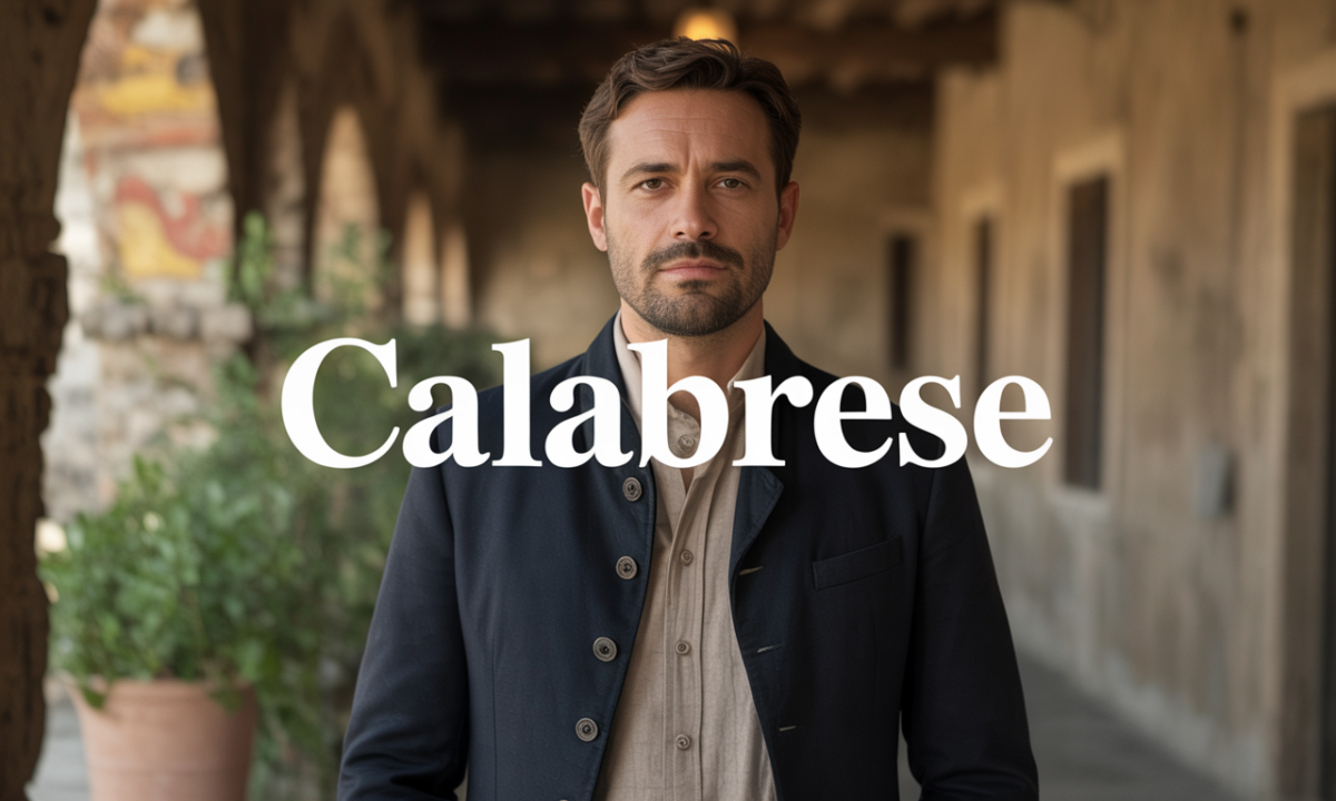 Illustration de Calabrese, Noms de famille