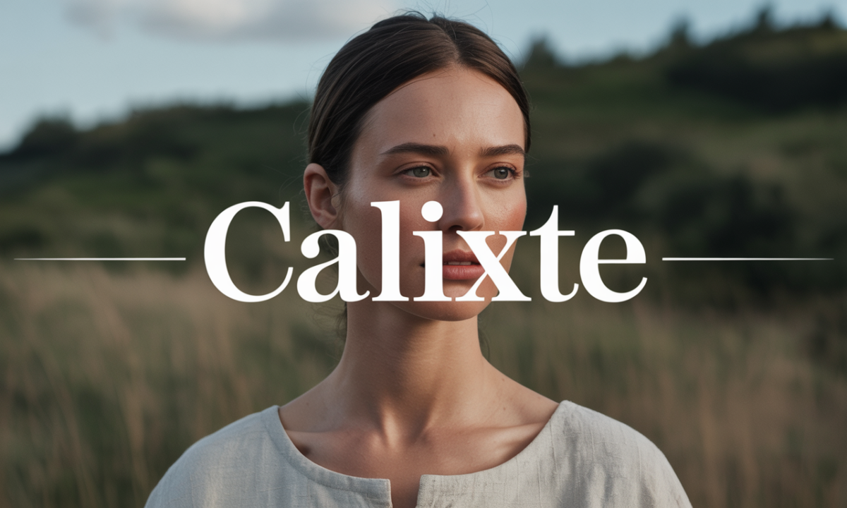 Illustration de Calixte, Noms de famille