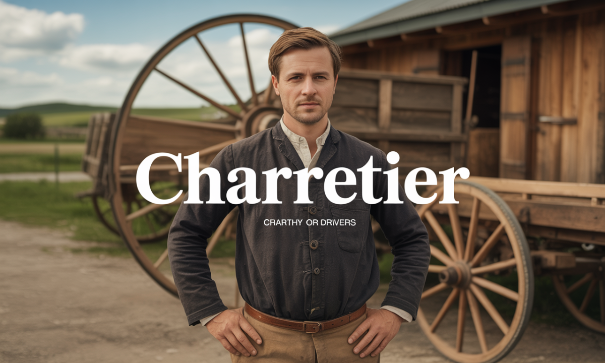 Illustration de Charretier, Noms de famille