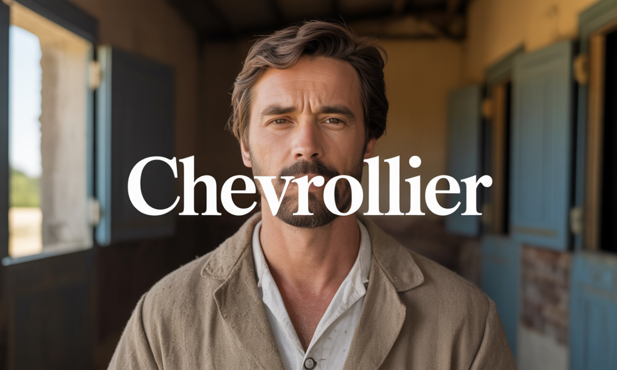 Illustration liée à l’origine et à l’histoire du nom de famille Chevrollier