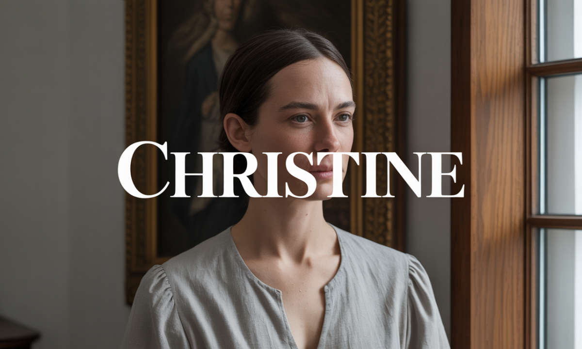 Illustration de Christine, Noms de famille