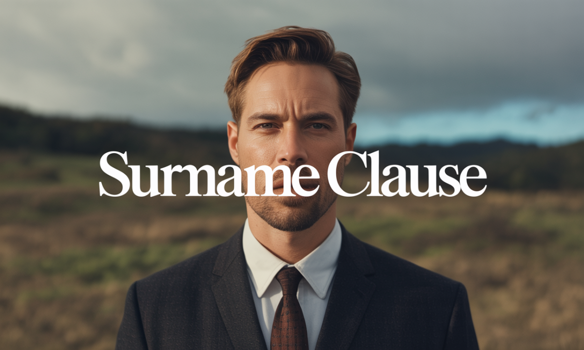 Illustration de Clause, Noms de famille